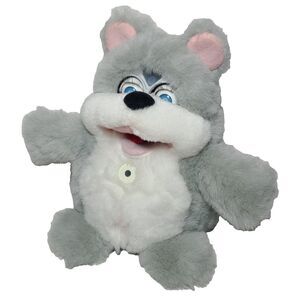 Koby 1999 Interactive Bear Gray White Tested Working Electronic Vintage